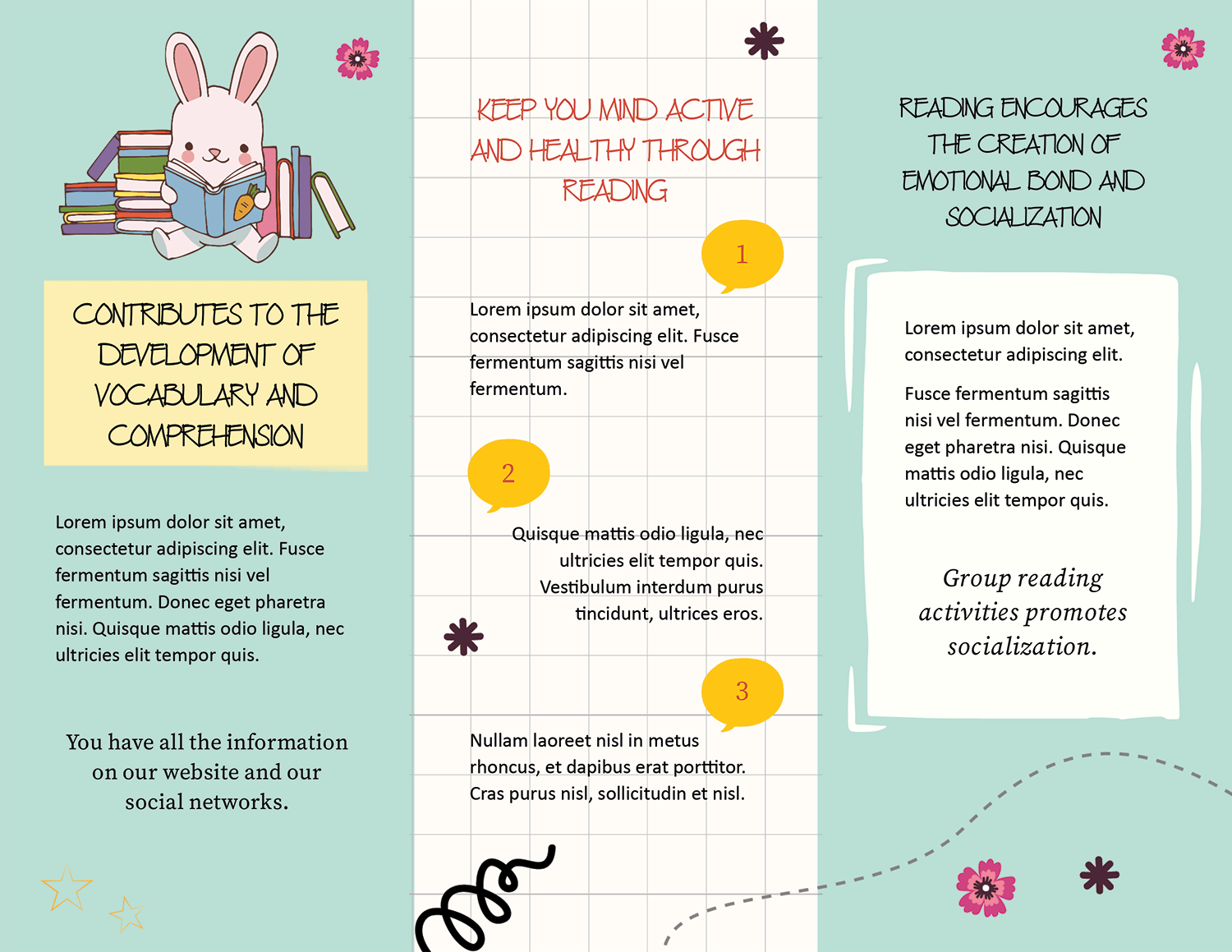 Academic Brochure Template for Kids - Page 02