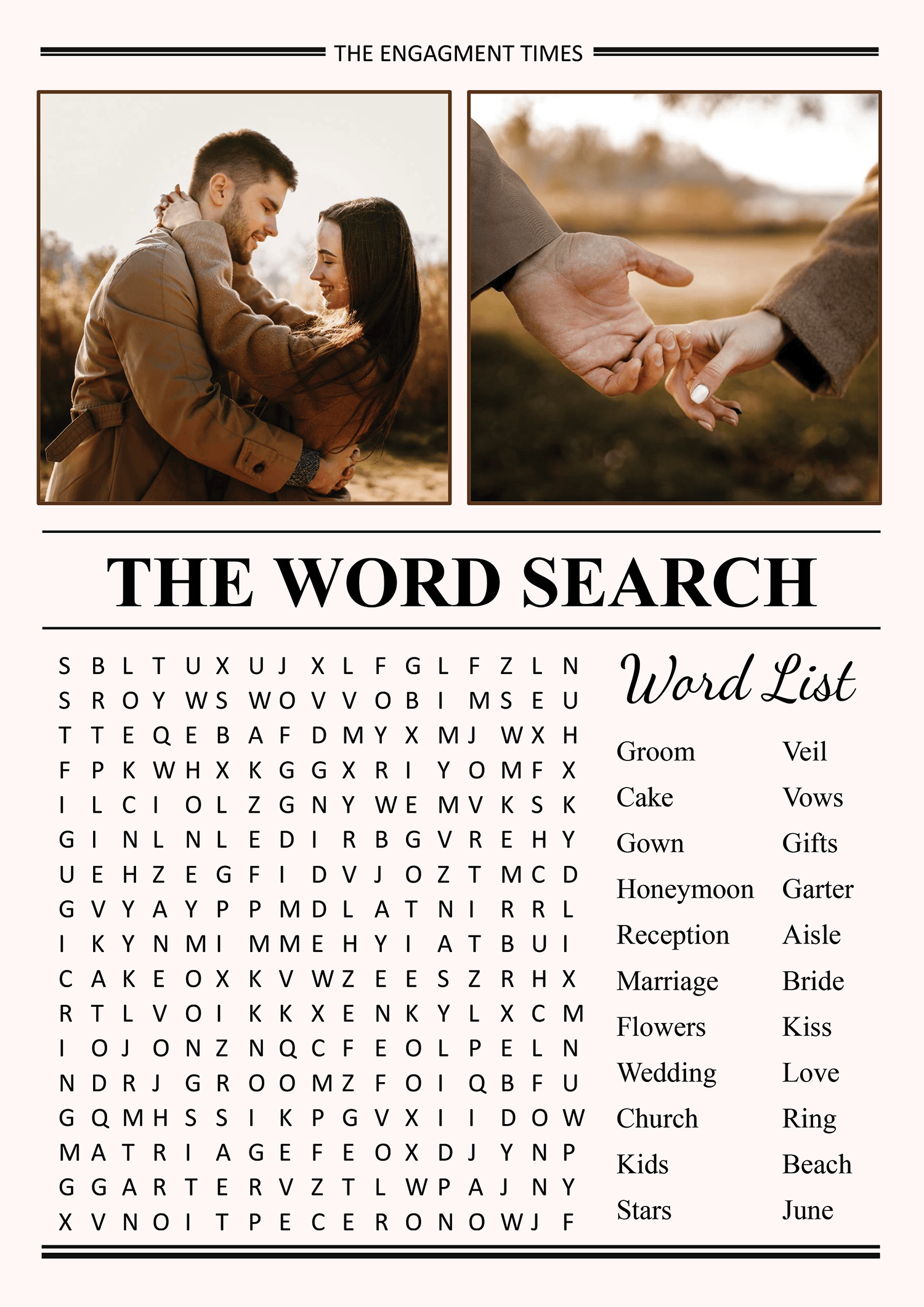 Editable Engagement Newspaper Template - Page 03