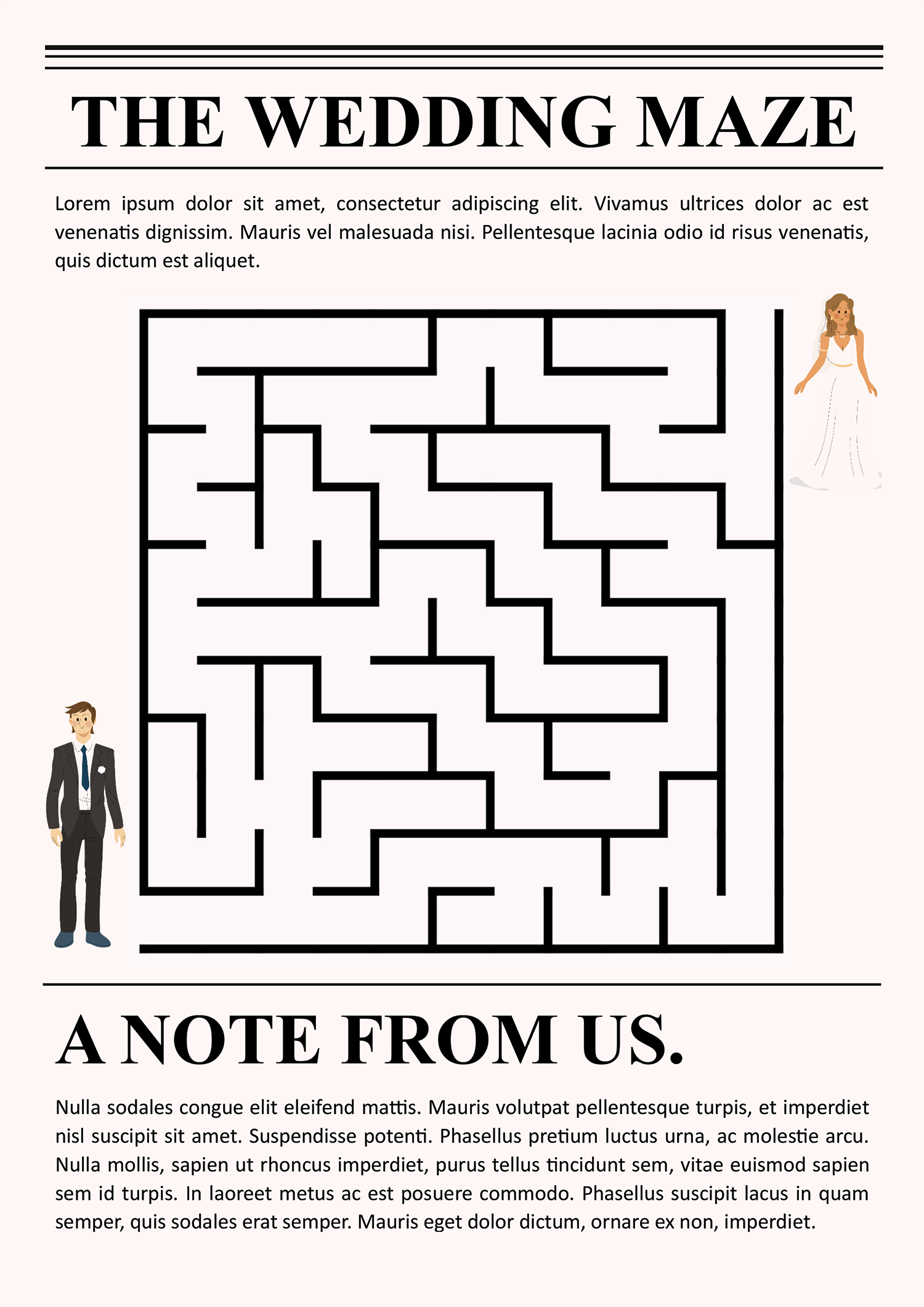 Editable Engagement Newspaper Template - Page 04