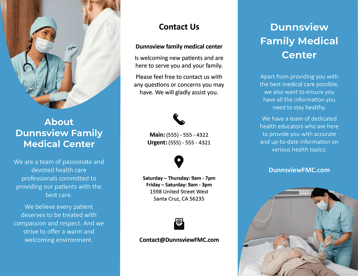 Health Brochure Template - Page 01