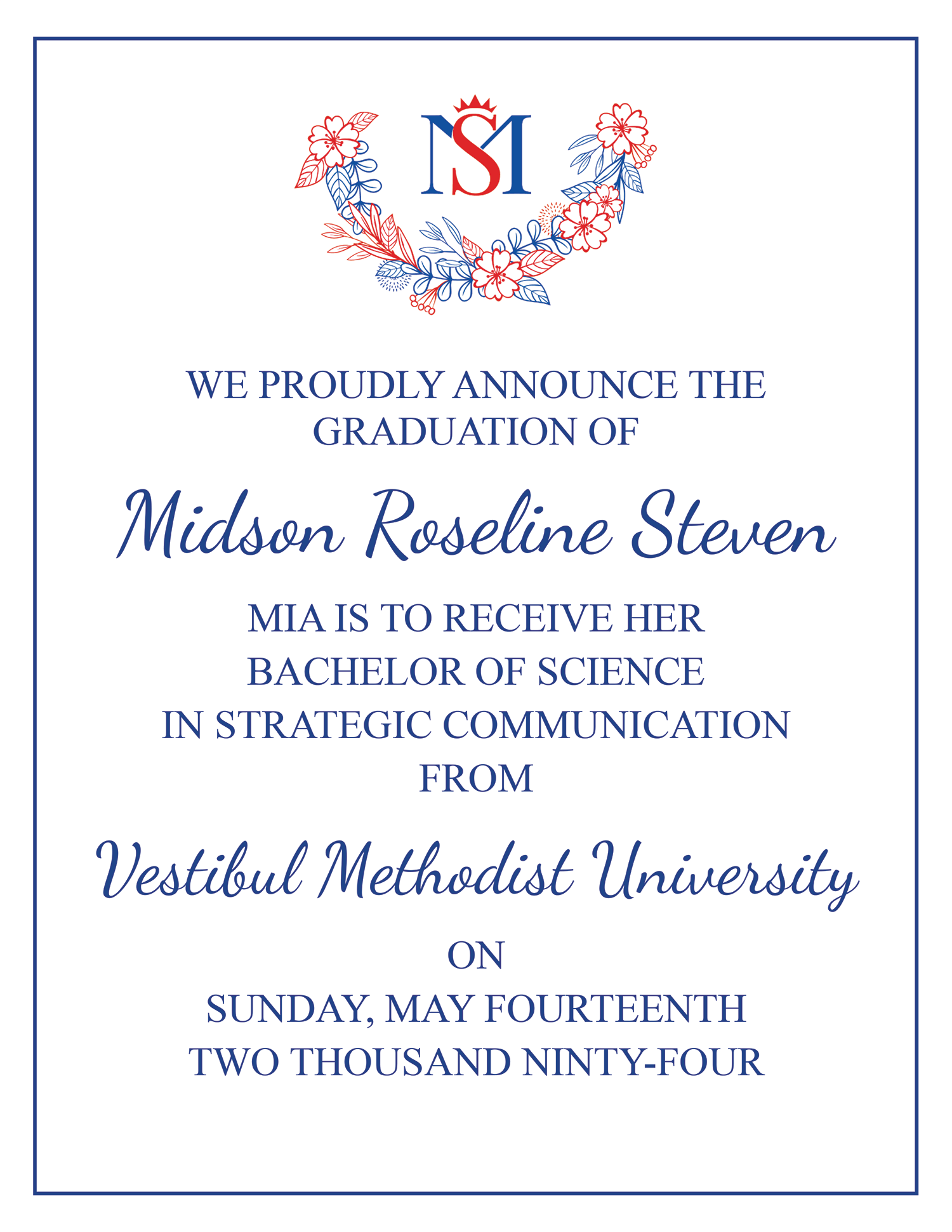 Minimalistic Graduation Template - Page 02