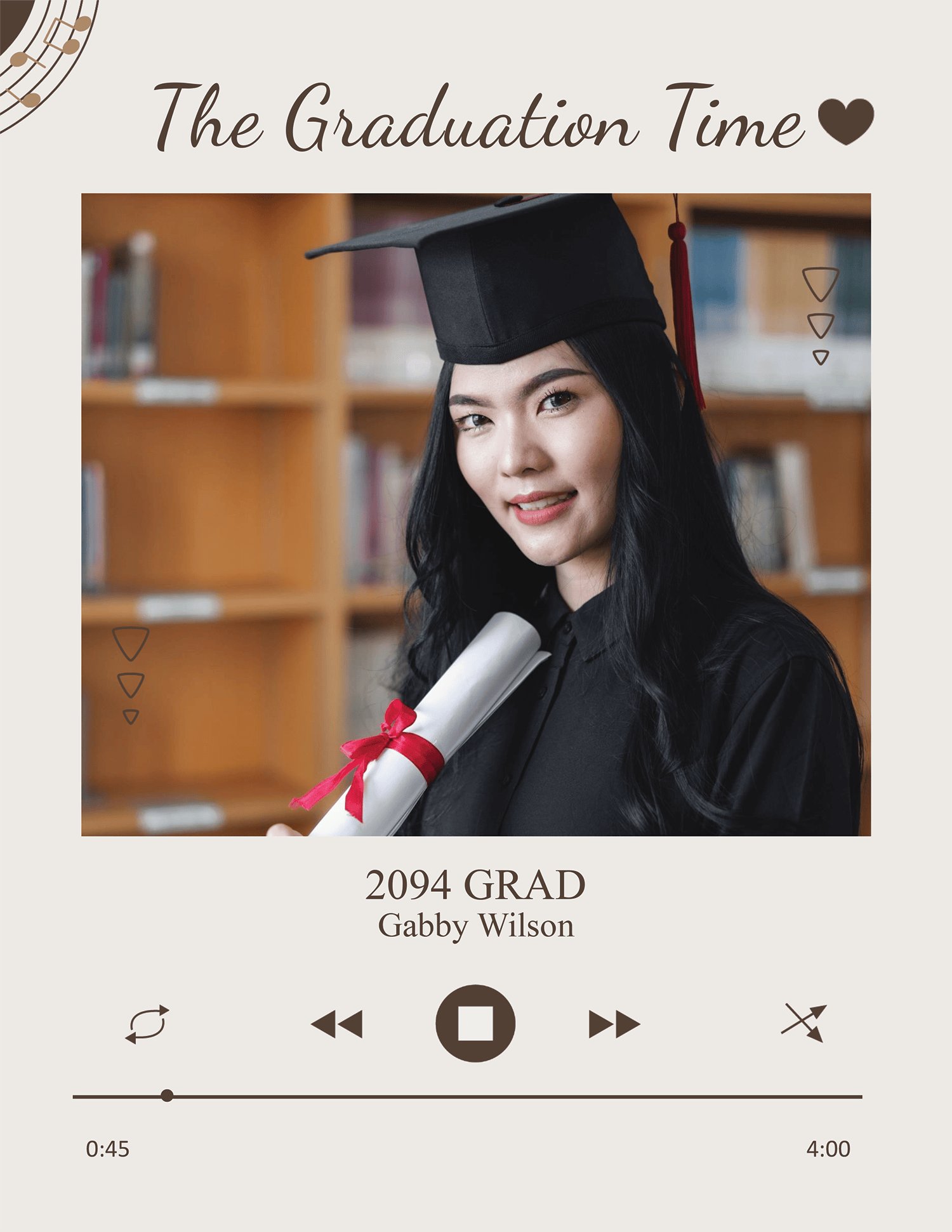 Musical Graduation Template - Page 01