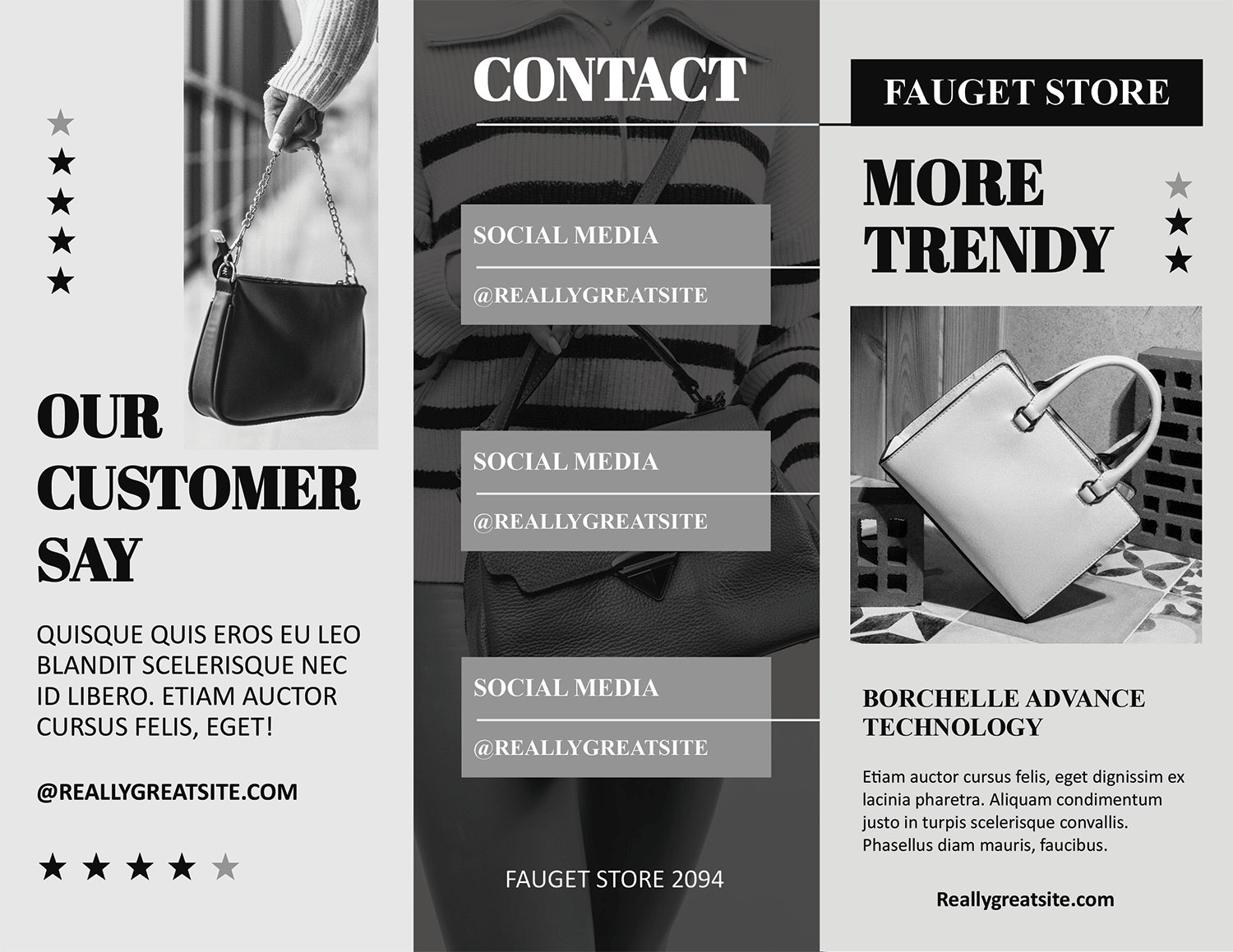 Black and White Minimalist Product Brochure Template - Page 02