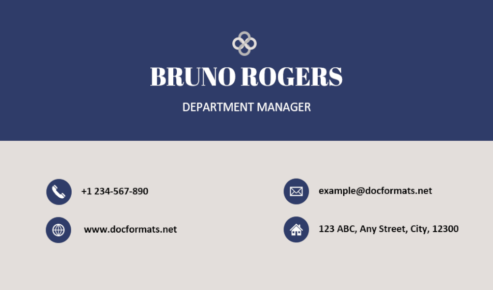 Grey and Blue Minimal Business Card Template - Page 02