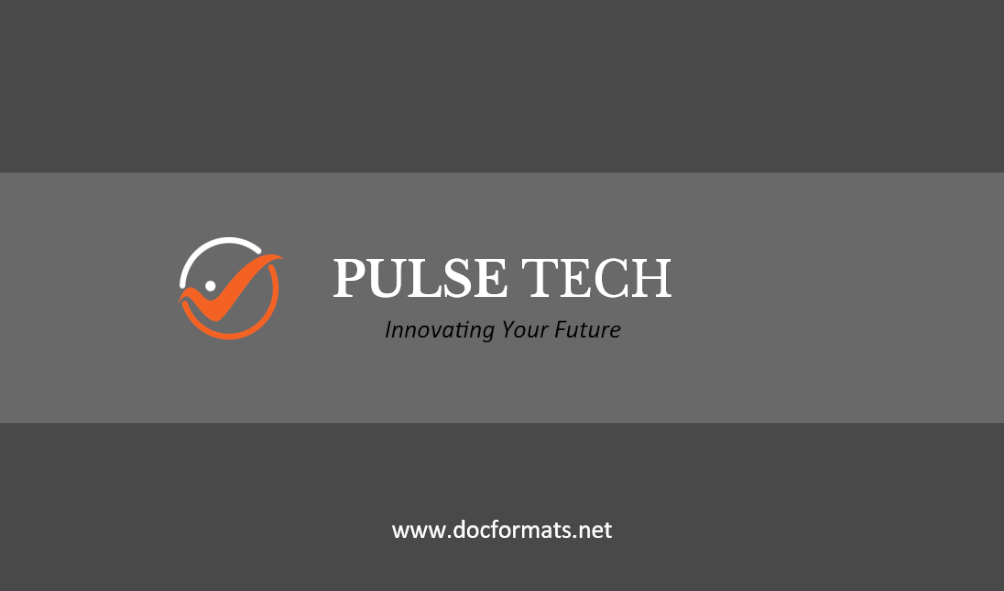 Orange Business Card Template - Page 01