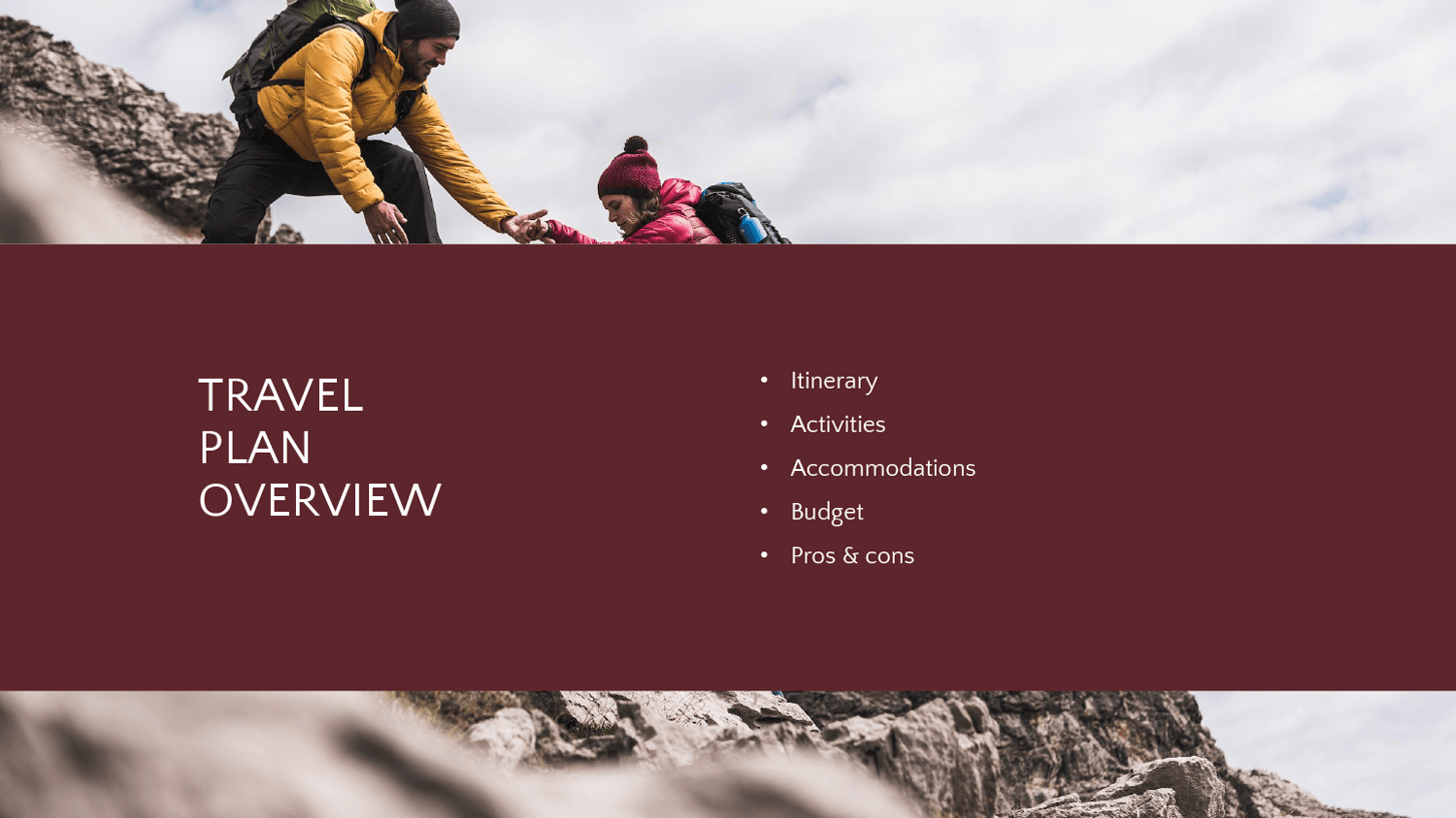 Trip Itinerary Planner Template - Page 02 - PowerPoint, Google Slides