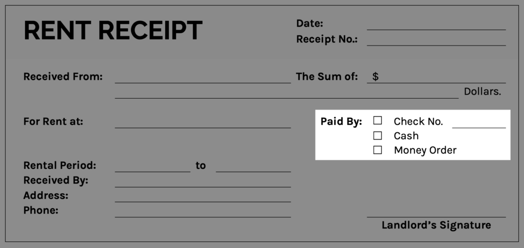 Received From - Paid By