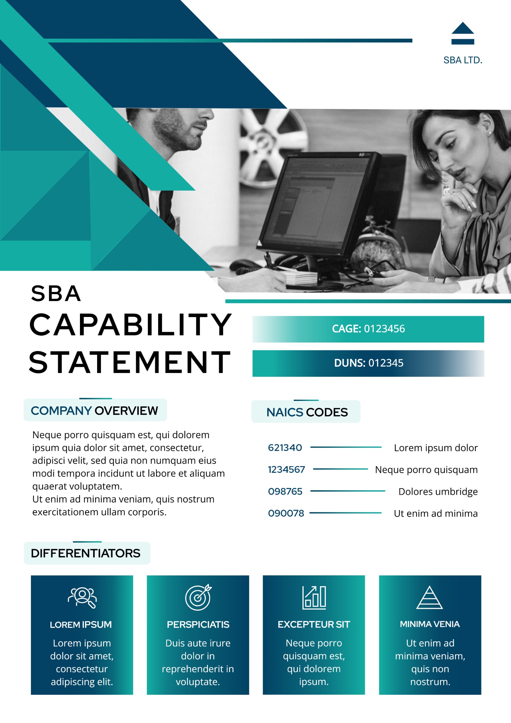 Free Customizable Capability Statement Templates - Docformats.net