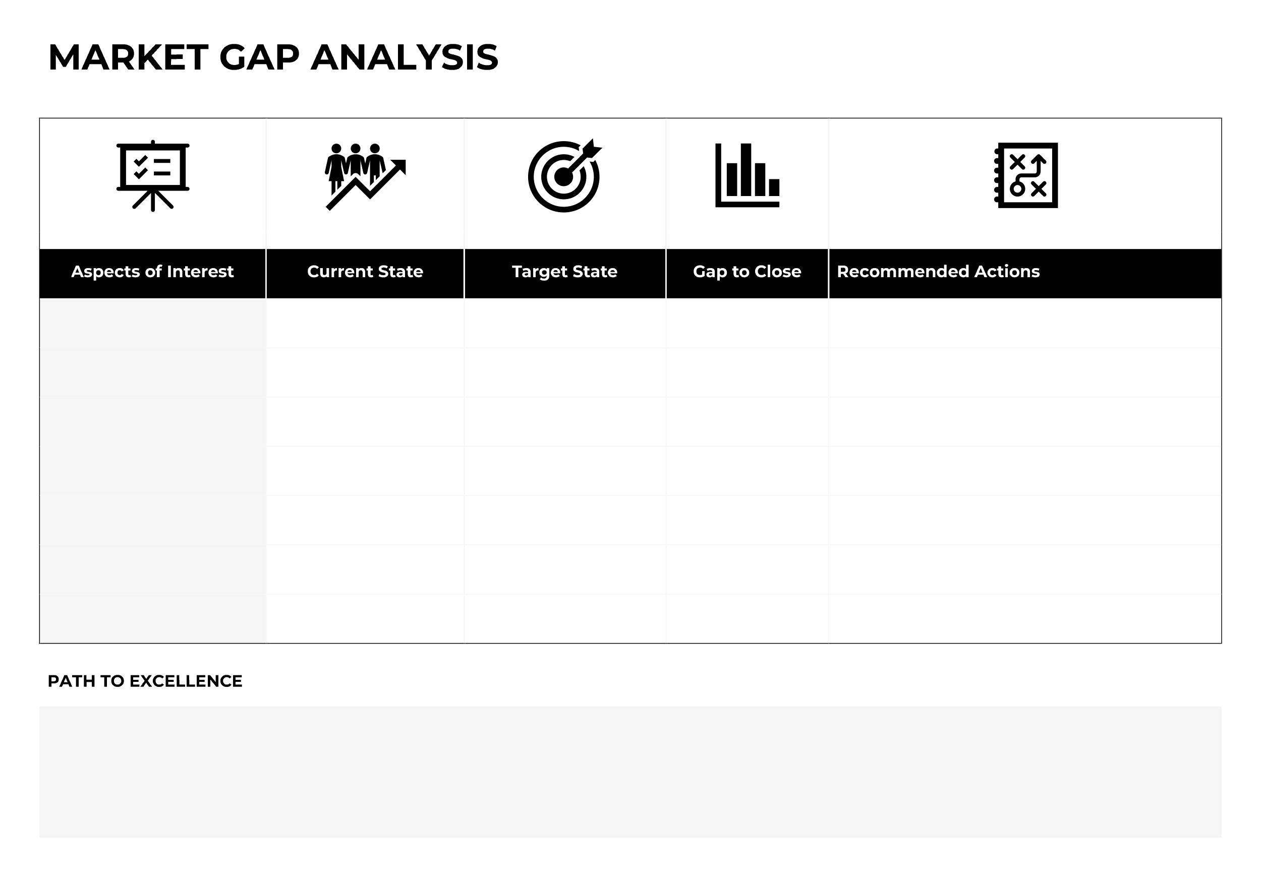 Market Gap Analysis Template - Word, Google Docs - Page 02